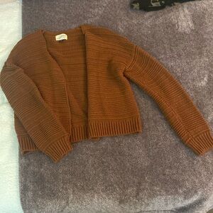 Universal Threads Orange Cardigan Sweater